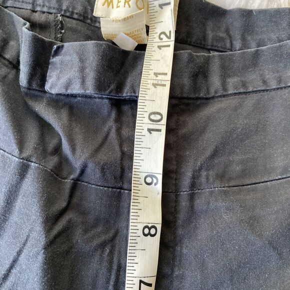 Merona Pants Size 12 Chino Trouser Black Slacks Womens Work Casual Career Basic - Picture 9 of 10